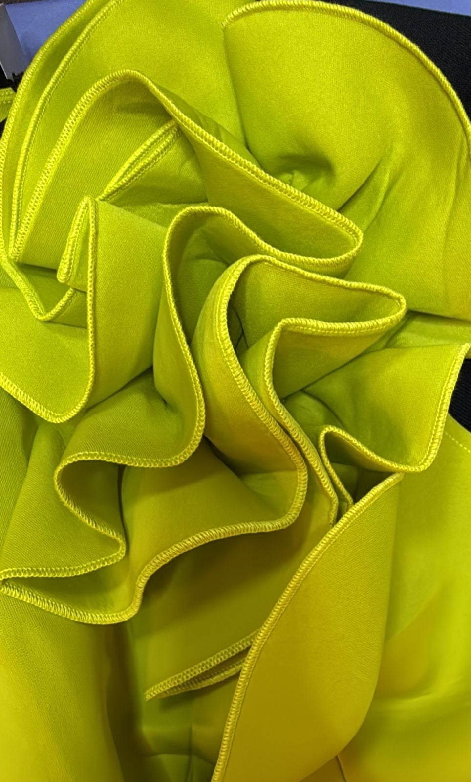 Lime Radiance Floral Accent Dress