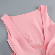 Pink Aura Sculpted Dress