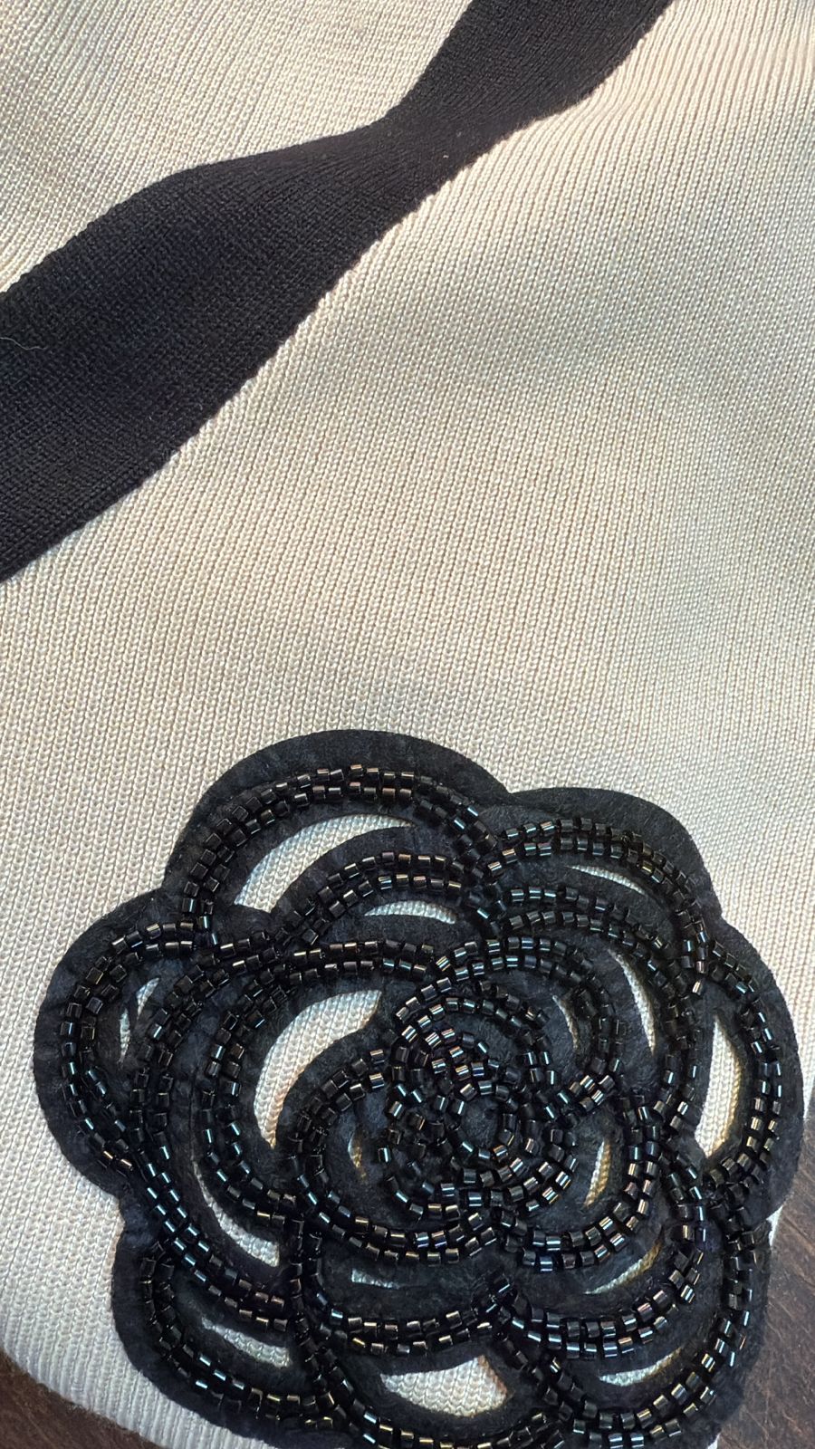Classic Noir Contrast Co-ord