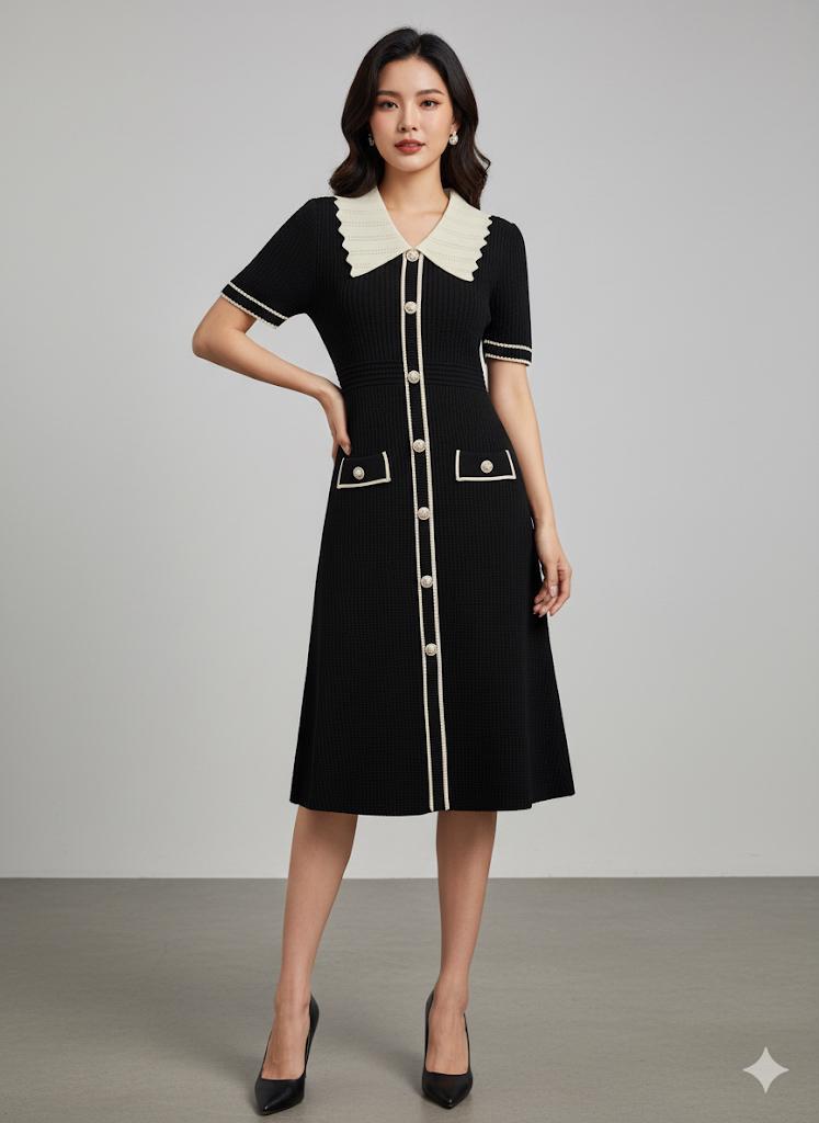 Verona Vintage Knit Dress