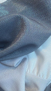 Silver Shimmer Evening Dress