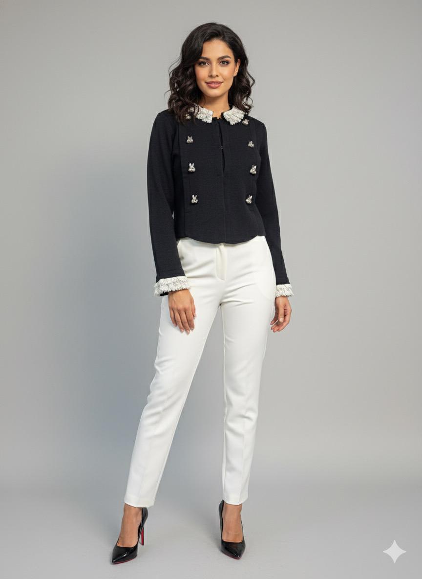 Royal Charm Buttoned Jacket