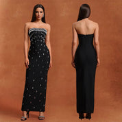 The Midnight Starlight Column Gown