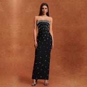 The Midnight Starlight Column Gown