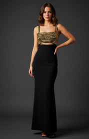 Gilded Desire Maxi Dress