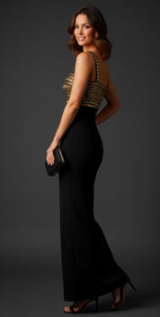 Gilded Desire Maxi Dress