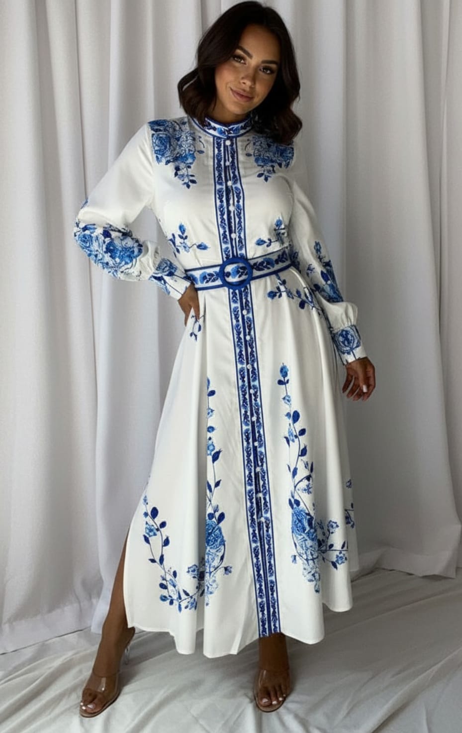 Royal Porcelain Bloom Gown