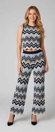 Cozy Chevron Knit Cord Set