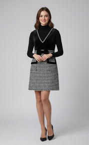 Checkmate Chic Label Dress