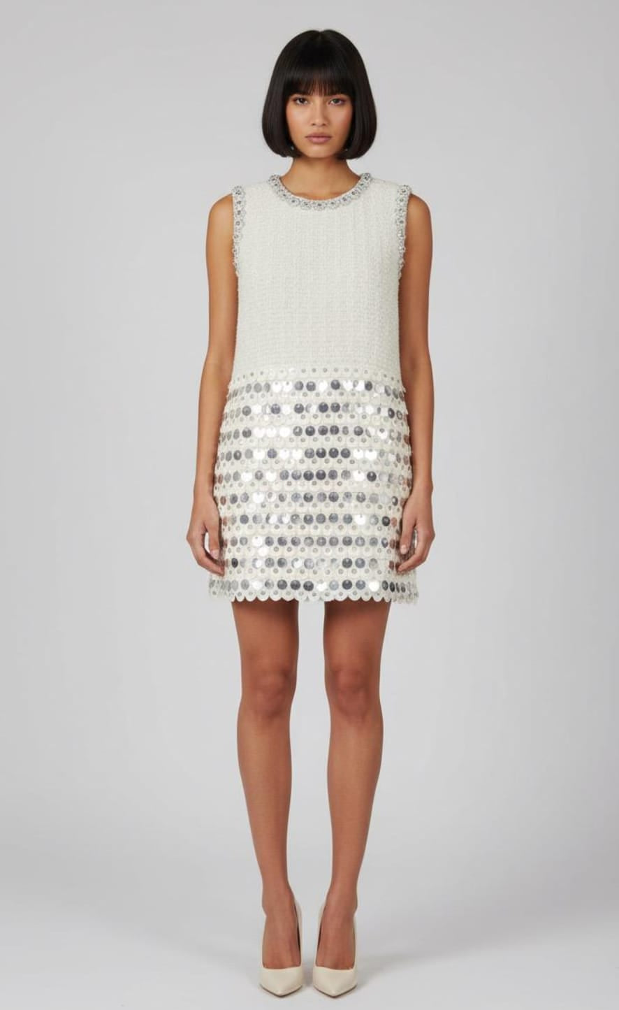 Silver Serenade Label Dress