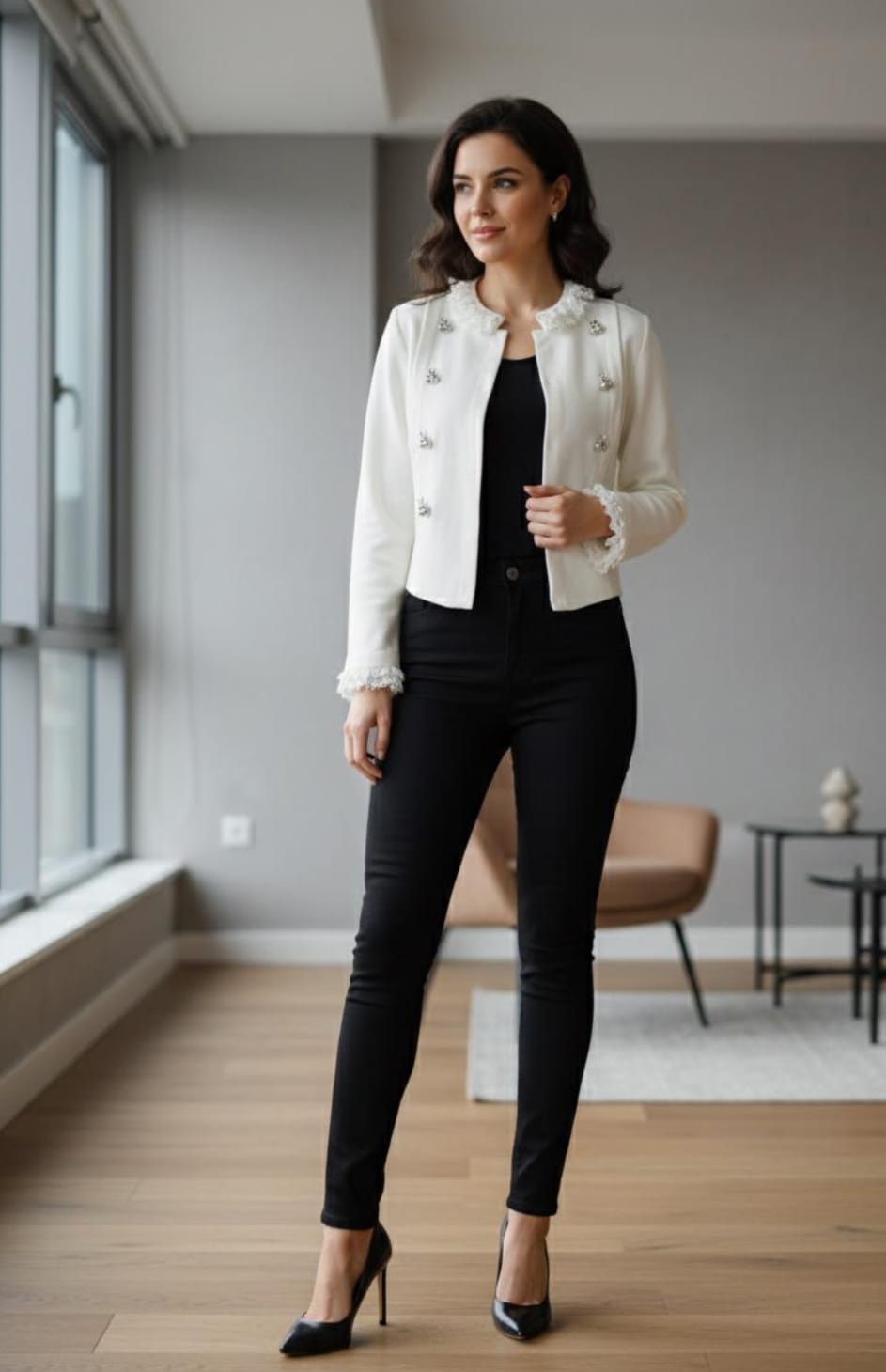 Royal Charm Buttoned Jacket