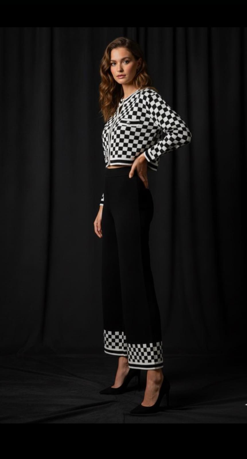 Checkmate Chic 2-Piece Set