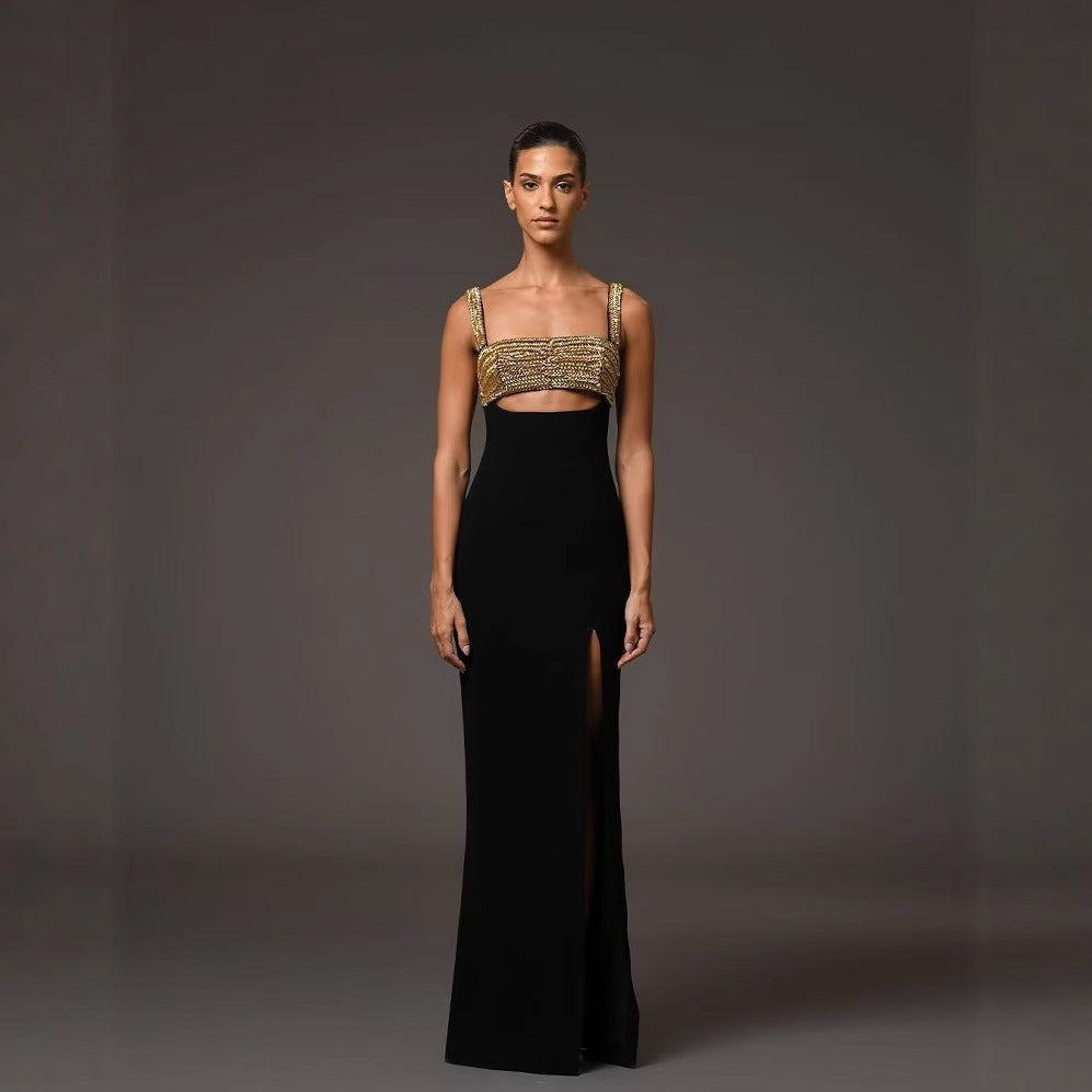 Gilded Desire Maxi Dress