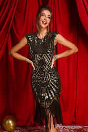Gatsby Glam Fringe Cocktail Dress