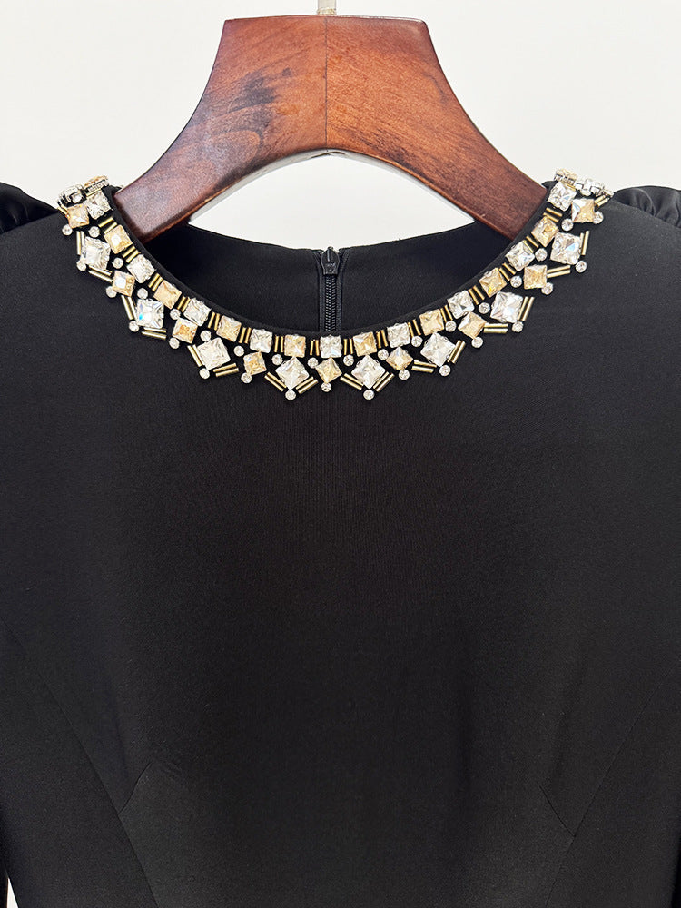 Midnight Ruffle Majesty Dress