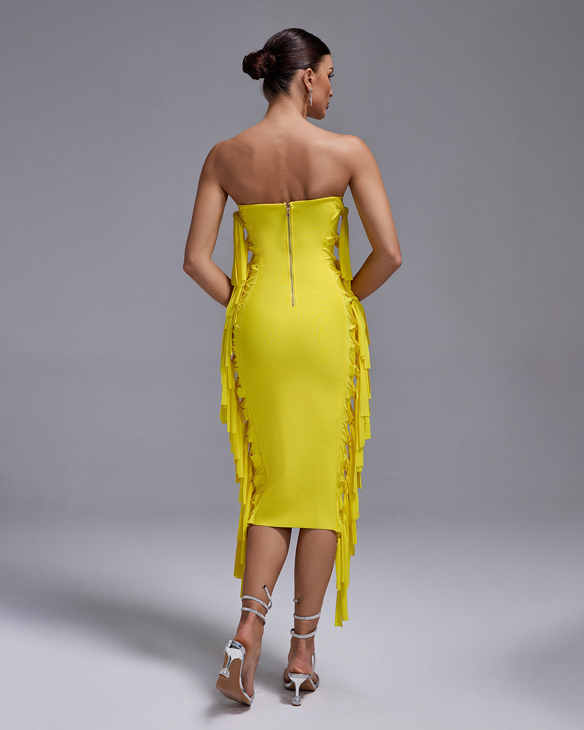 Lemon Luxe Midi Dress