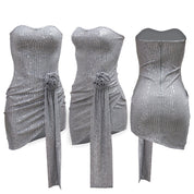 The Silver Siren Sequin Dress