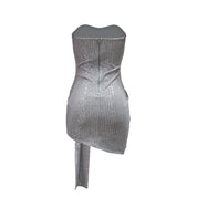 The Silver Siren Sequin Dress