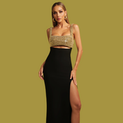 Gilded Desire Maxi Dress