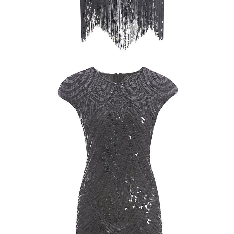 Gatsby Glam Fringe Cocktail Dress
