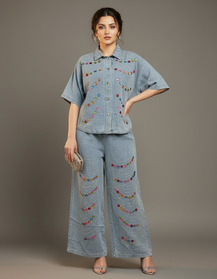 Stone Denim cord set