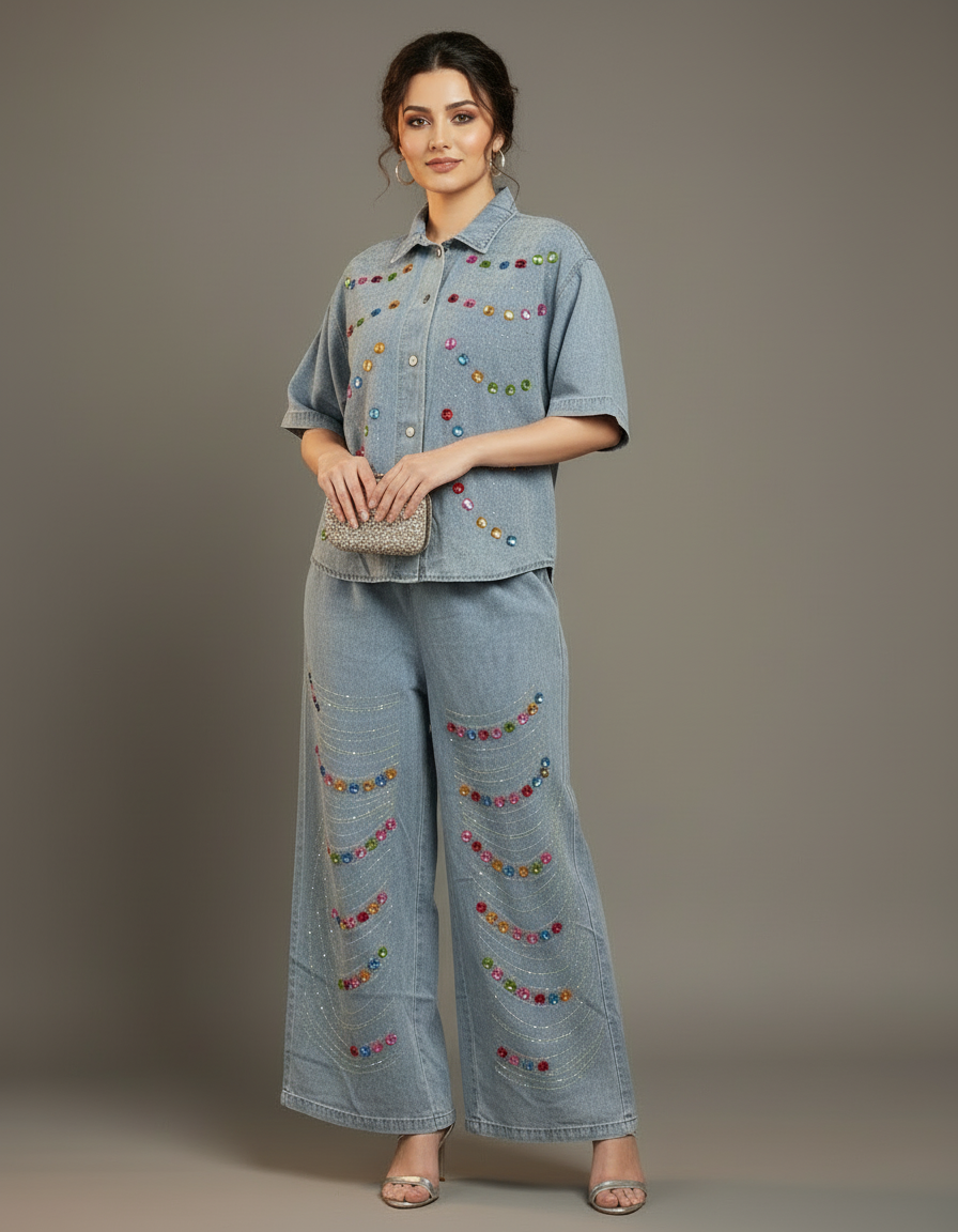 Stone Denim cord set