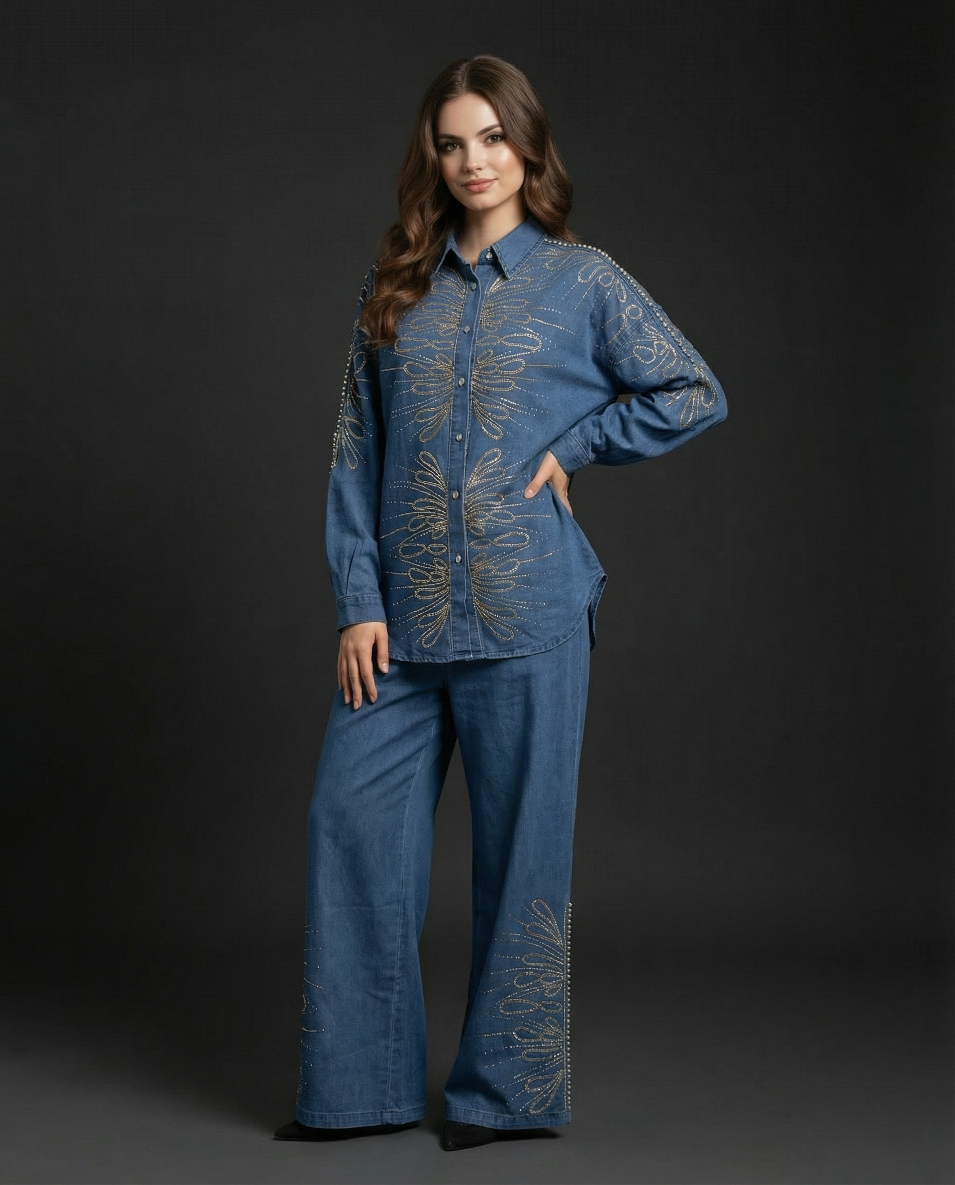 Sequence Denim cord set