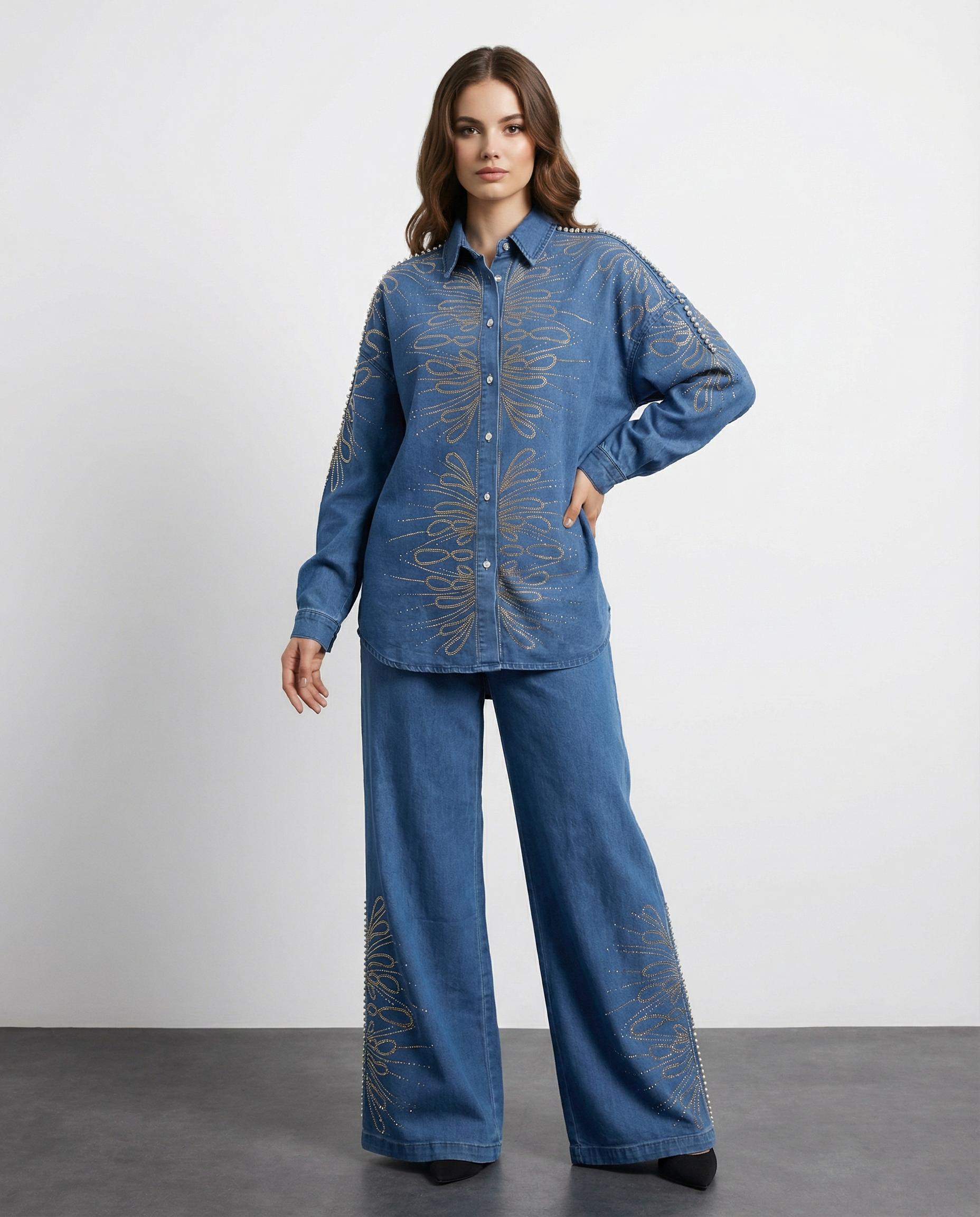 Sequence Denim cord set