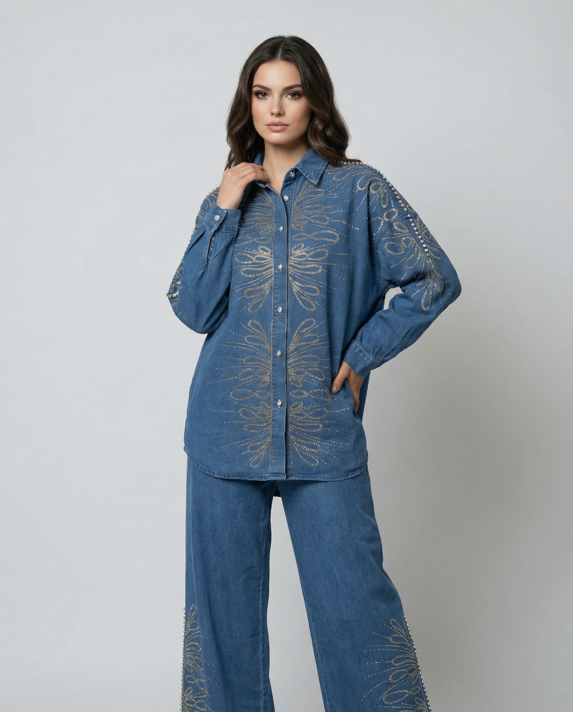 Sequence Denim cord set