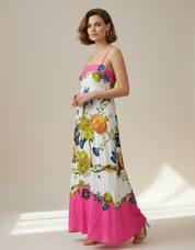 Citrus Grove Floral  Gown