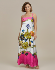 Citrus Grove Floral  Gown