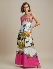 Citrus Grove Floral  Gown