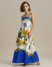 Citrus Grove Floral  Gown