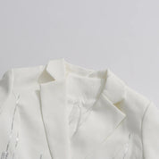 High-Waist Sequin Wide-Leg Pants