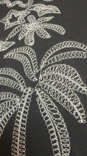 Embroidered Palm Tree mini
