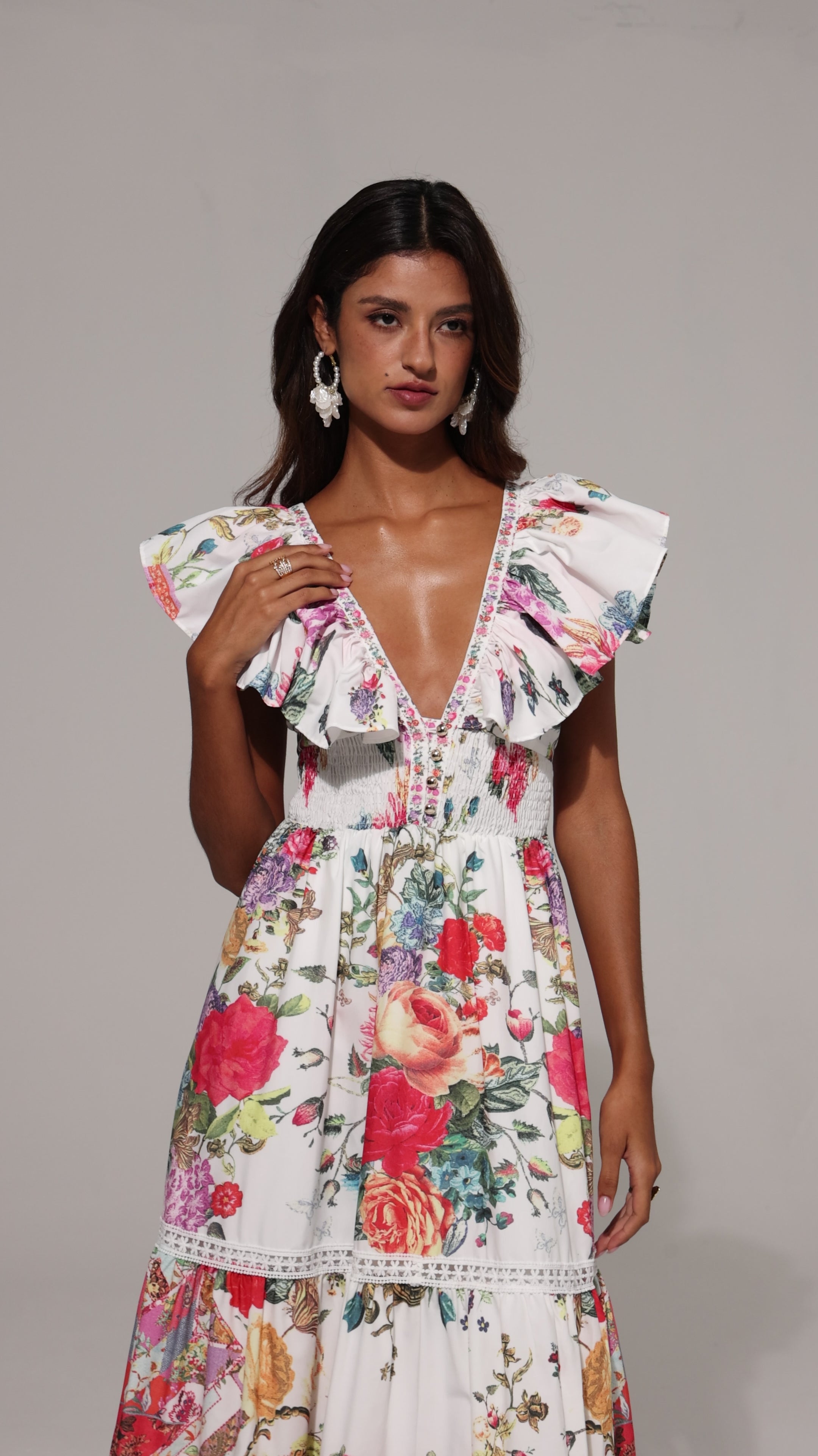 Fiesta Flora Bohemian Dress