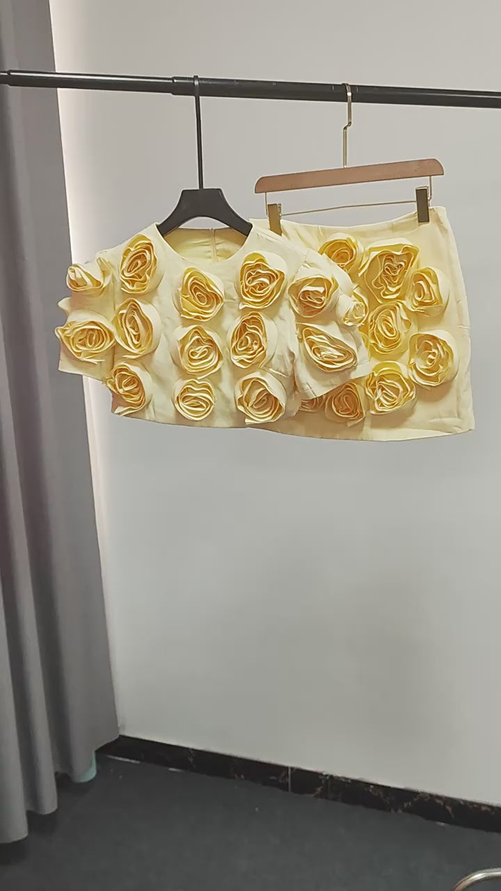 Sallian Floral Short Sleeves Label Set