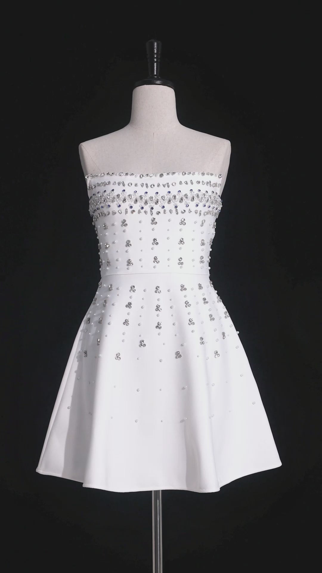 Starlit Noir Mini Dress