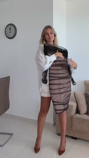 Shadow Whisper Bodycon