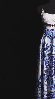 Royal Delft Bloom Skirt & Top